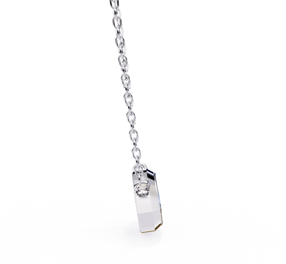 Pendentif diamant Floris céleste