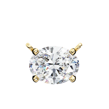 Ivy Grace Oval Diamond Pendant