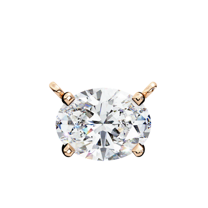 Ivy Grace Oval Diamond Pendant