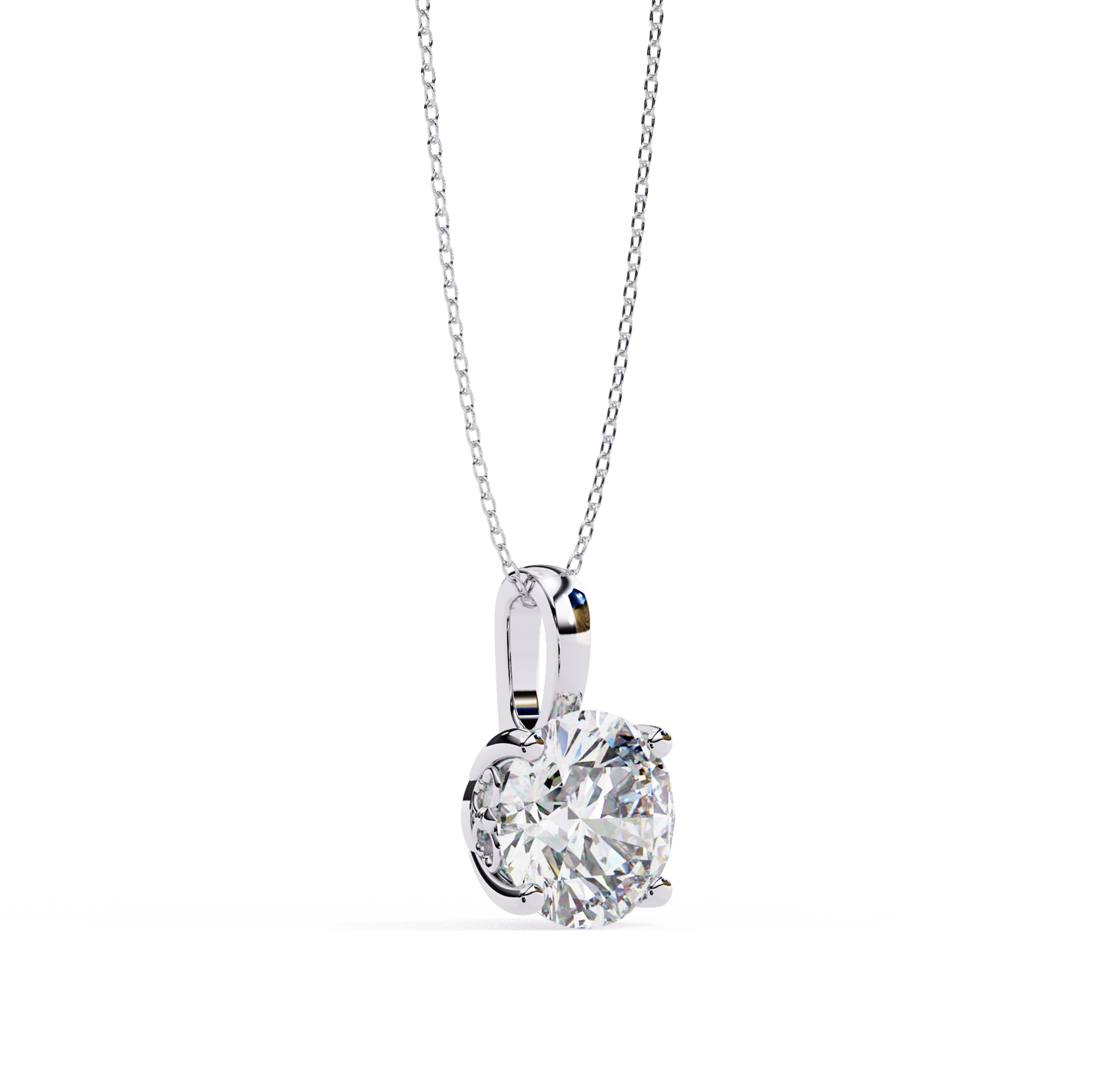 pendentif diamant floris céleste