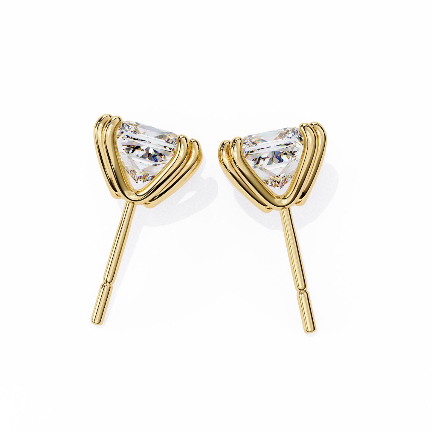 boucles d'oreilles en diamant regal princess