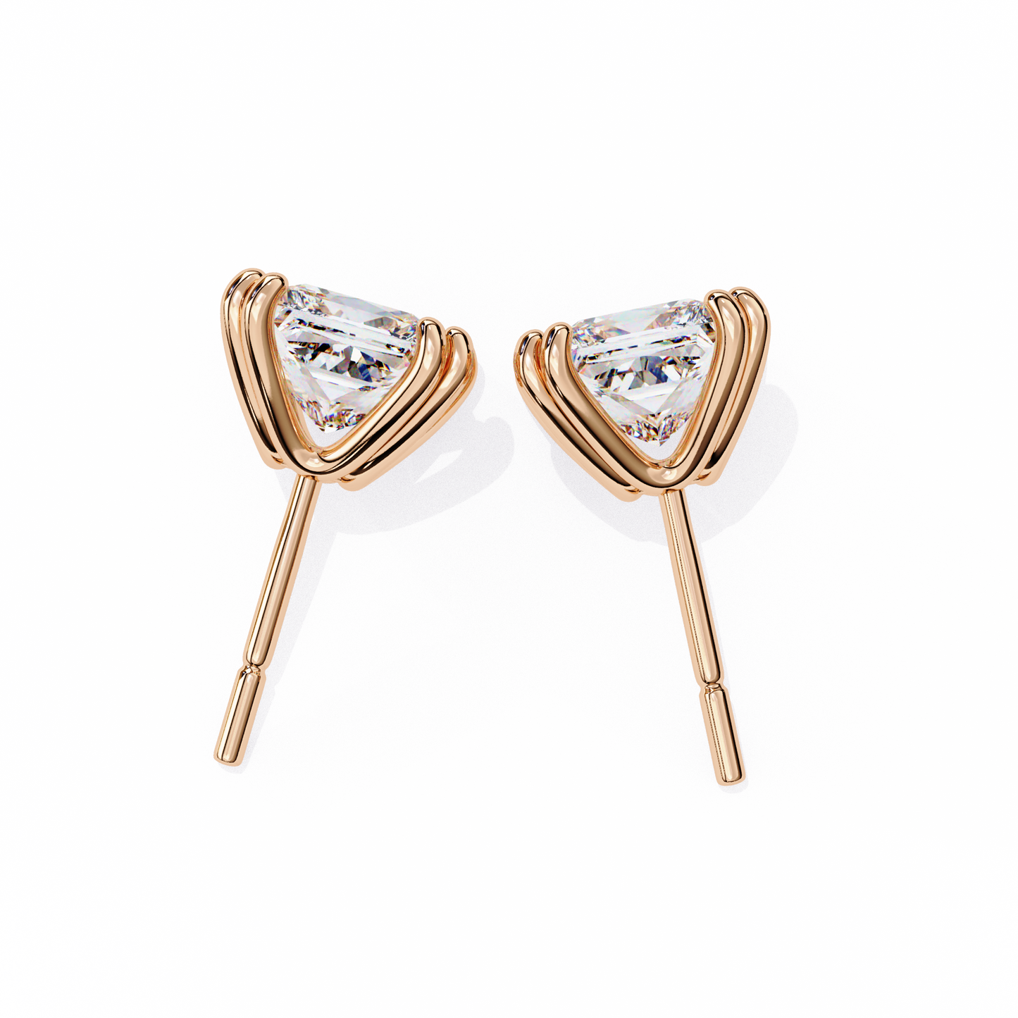 boucles d'oreilles en diamant regal princess