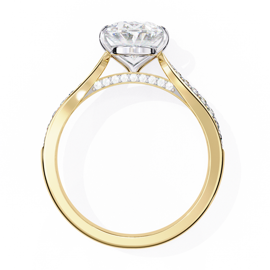 Diadema Oval Diamond Ring - Espira Fine Gems