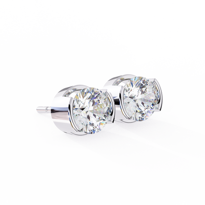 Nova Round Diamond Earrings