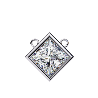 Pendentif diamant Floris céleste