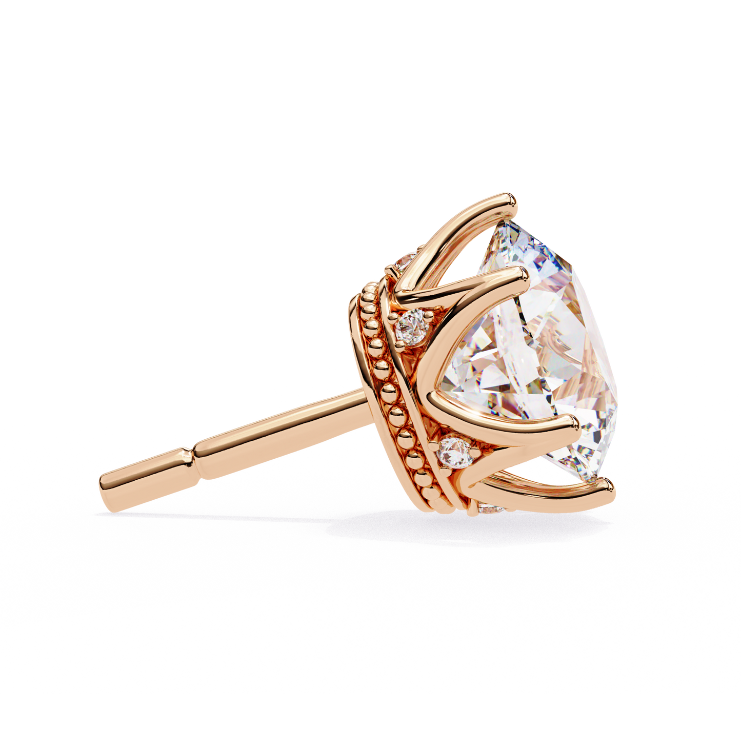 boucles d'oreilles regalia crown diamond