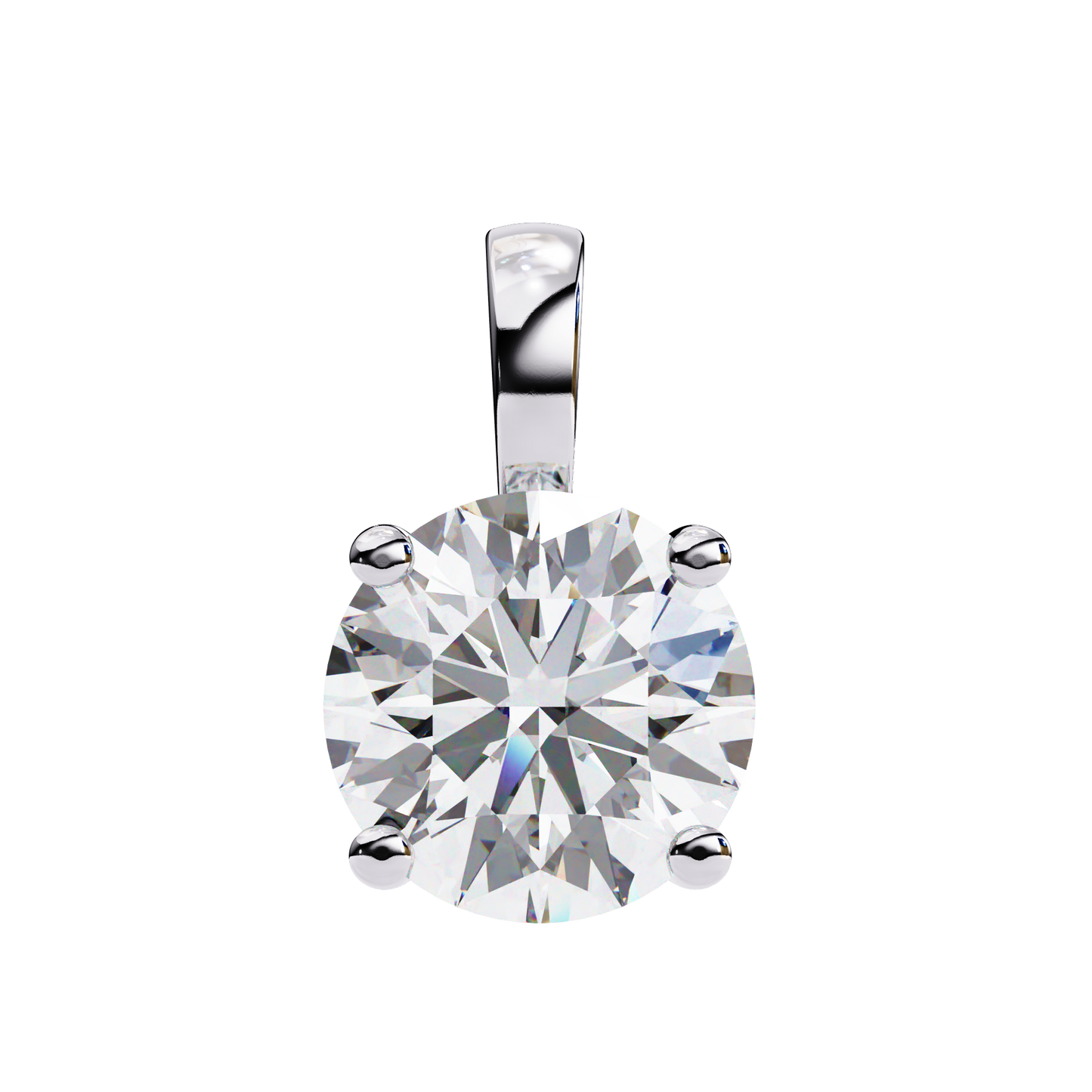 pendentif diamant floris céleste