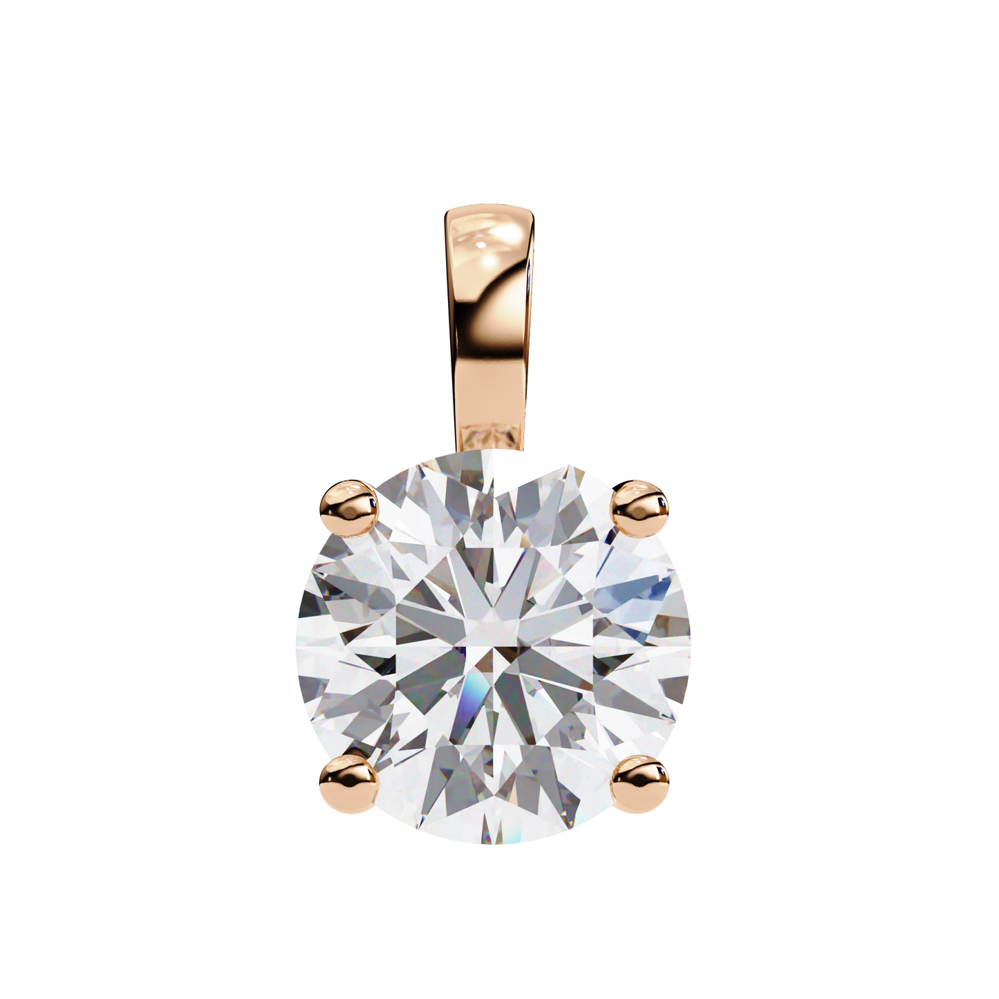 pendentif diamant floris céleste