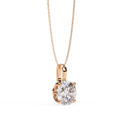 Pendentif diamant Floris céleste