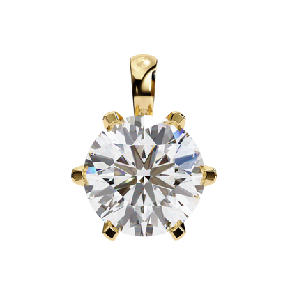 Pendentif diamant Floris céleste
