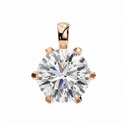 Pendentif diamant Floris céleste