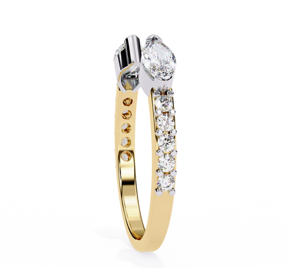 Twinkle Marquise & Round Diamond Ring