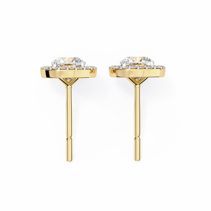 Allure Cushion Diamond Earrings - Espira Fine Gems