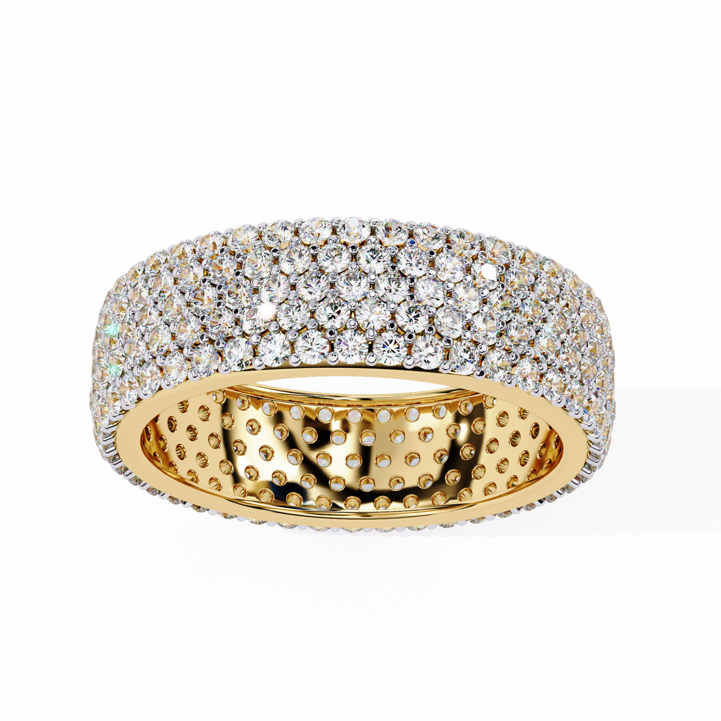 royal drip round diamond ring - espira fine gems