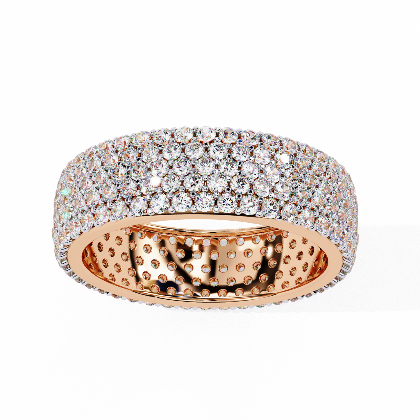 royal drip round diamond ring - espira fine gems