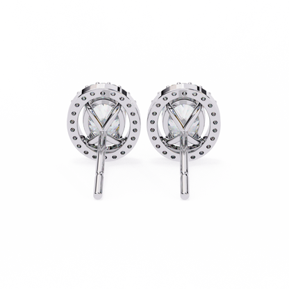 Allure Oval Diamond Earrings - Espira Fine Gems