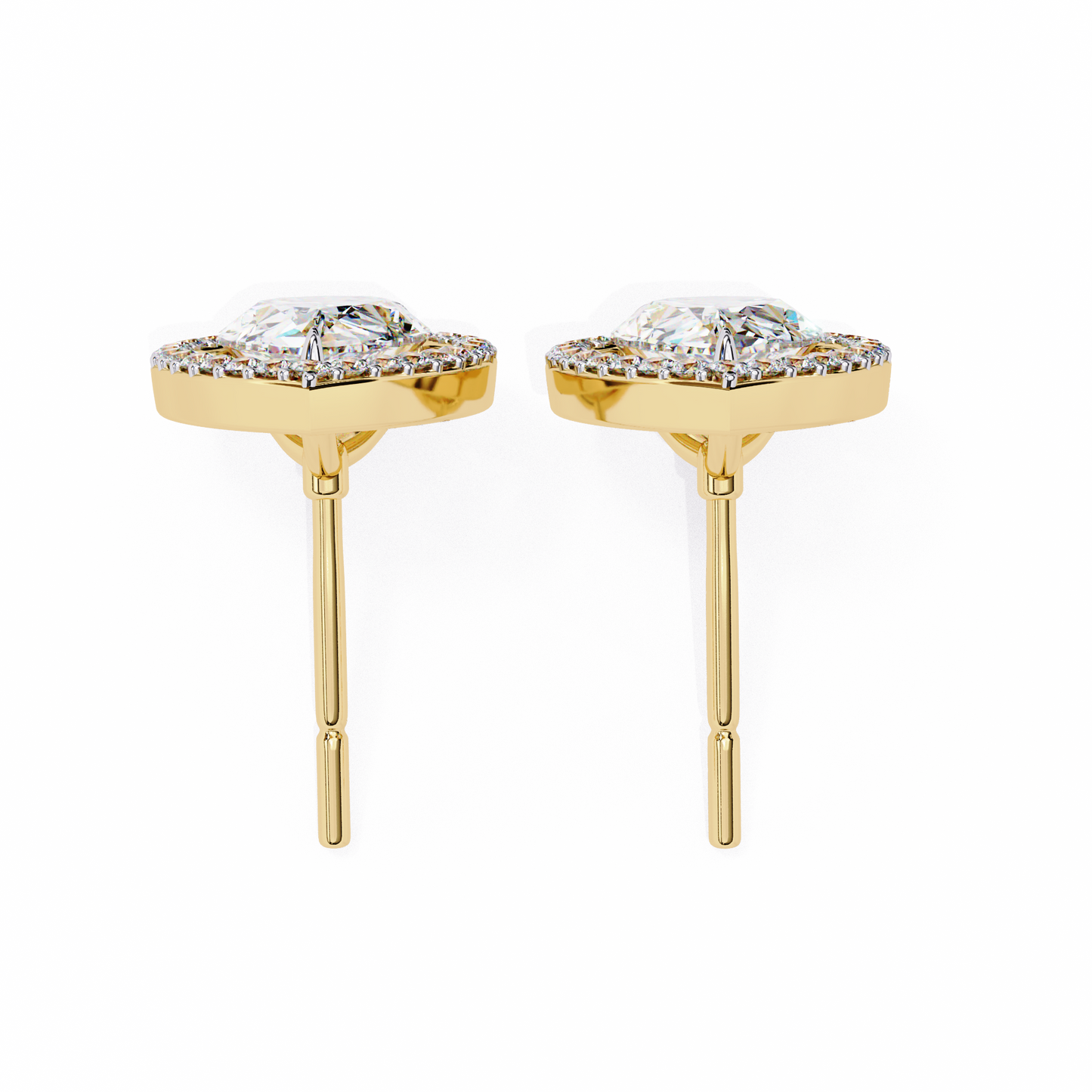 allure pear diamond earrings