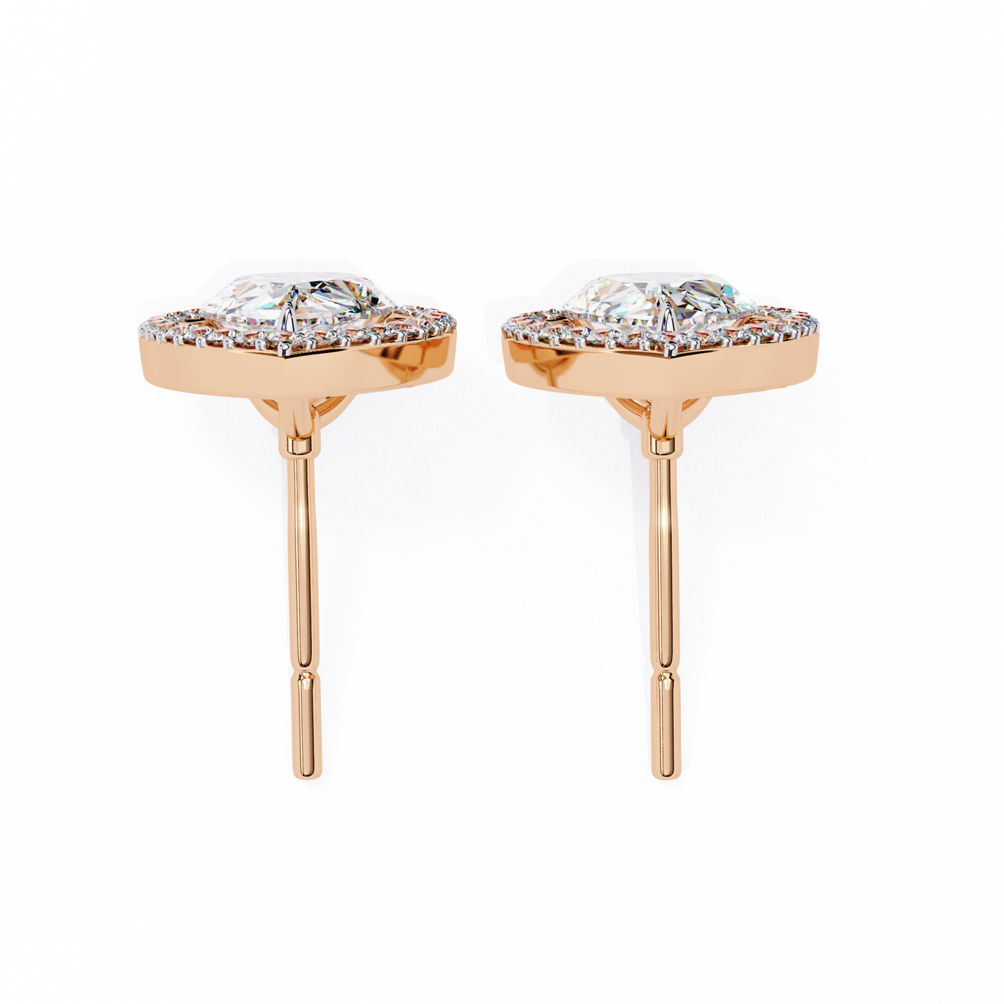 allure pear diamond earrings