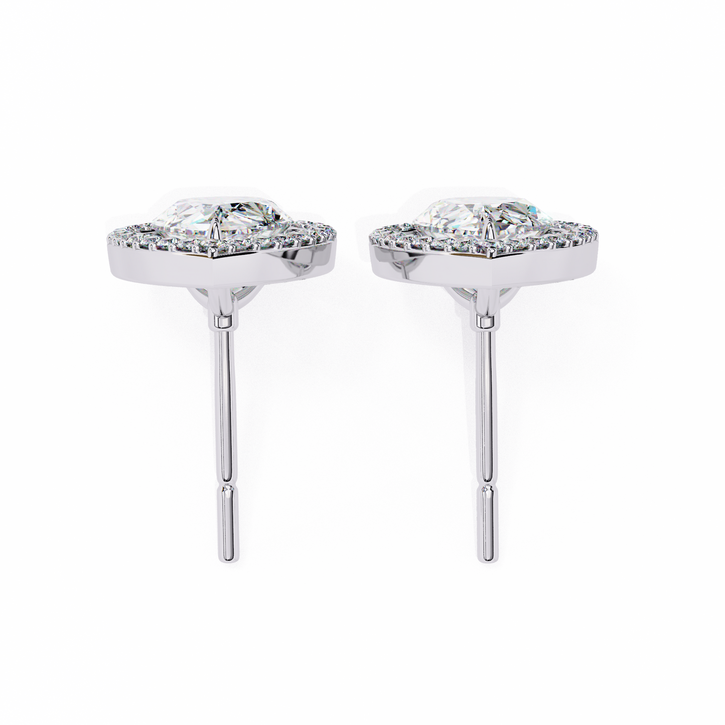 allure pear diamond earrings