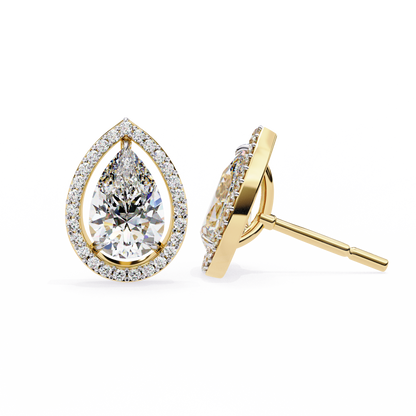 Allure Pear Diamond Earrings