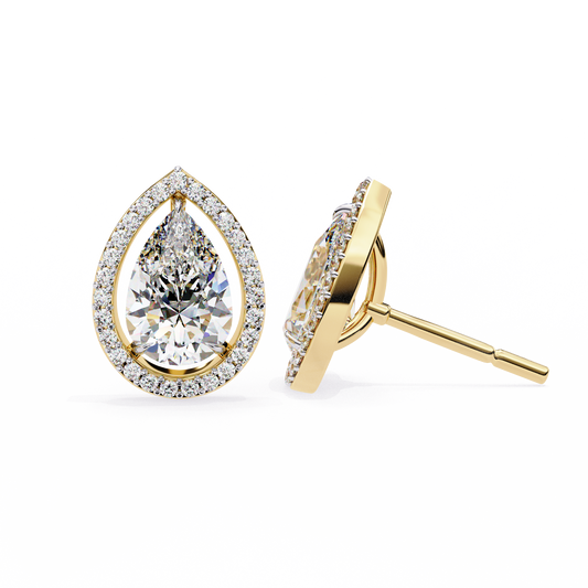 Allure Pear Diamond Earrings