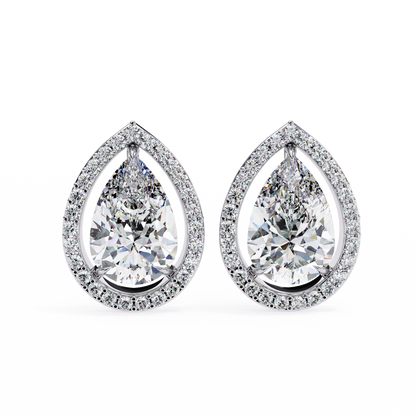 Allure Pear Diamond Earrings