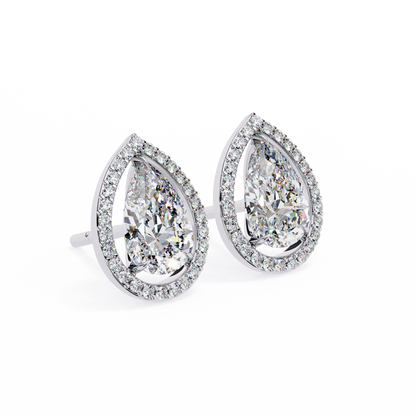 Allure Pear Diamond Earrings