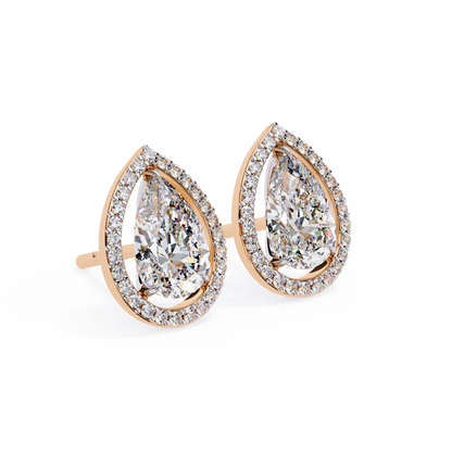 Allure Pear Diamond Earrings