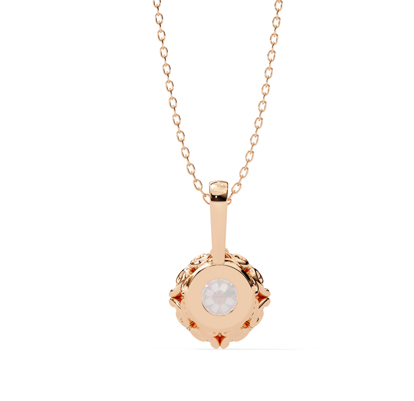 pendentif diamant floris céleste