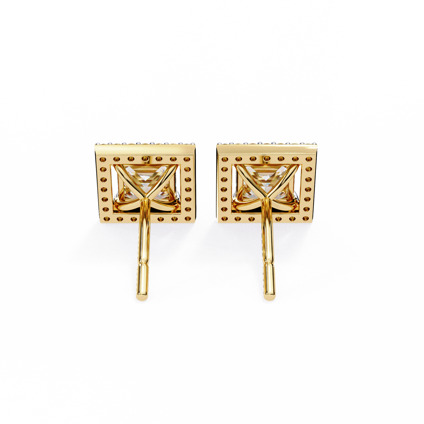 allure princess diamond earrings