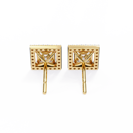 Allure Princess Diamond Earrings - Espira Gems