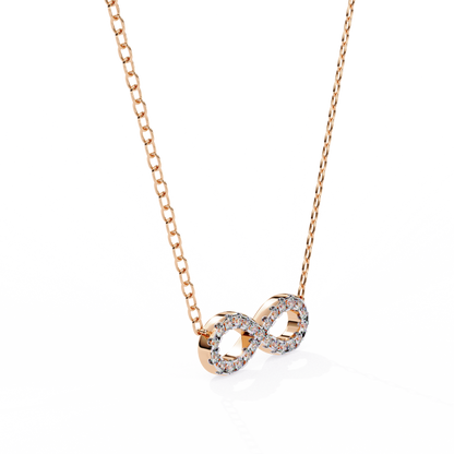 Luxe Infinity Diamond Pendant - Espira Fine Gems