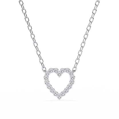 Luxe Heart Diamond Pendant - Espira Fine Gems