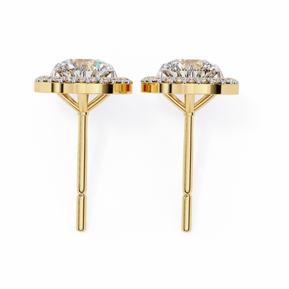 Allure Round Diamond Earrings