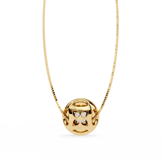 Luxe Circle Diamond Pendant - Espira Fine Gems