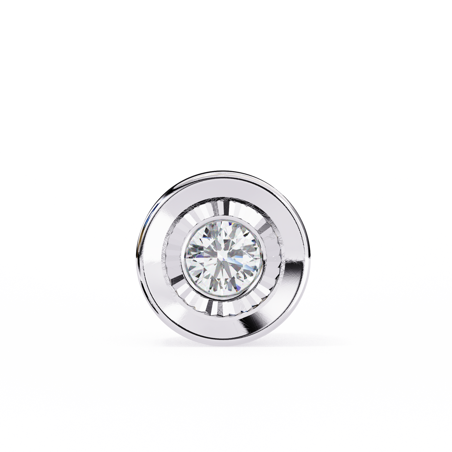 pendentif luxe circle en diamant