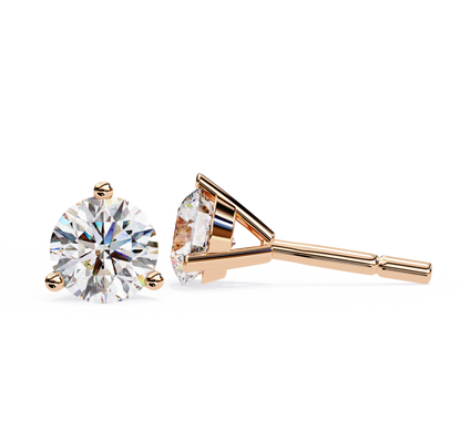 Boucles d'oreilles classiques en diamant Celeste