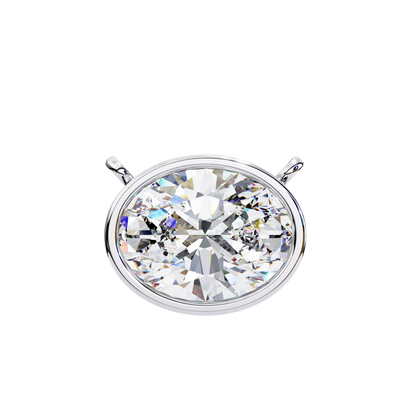 Pendentif diamant Floris céleste