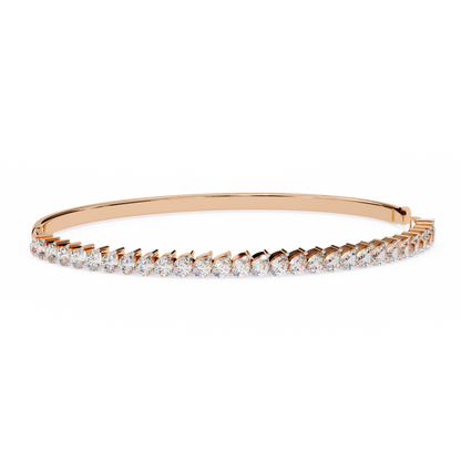 SoulLink Pear Cuff Diamond Bracelet