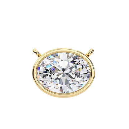 Pendentif diamant Floris céleste
