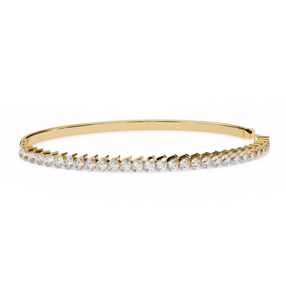 SoulLink Pear Cuff Diamond Bracelet