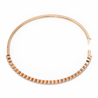 SoulLink Pear Cuff Diamond Bracelet