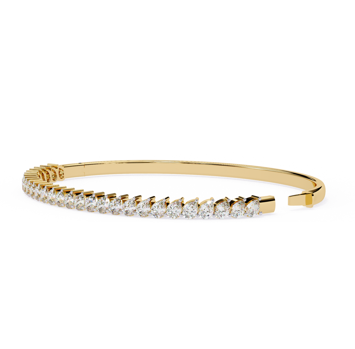 soullink pear cuff diamond bracelet