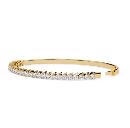 SoulLink Pear Cuff Diamond Bracelet
