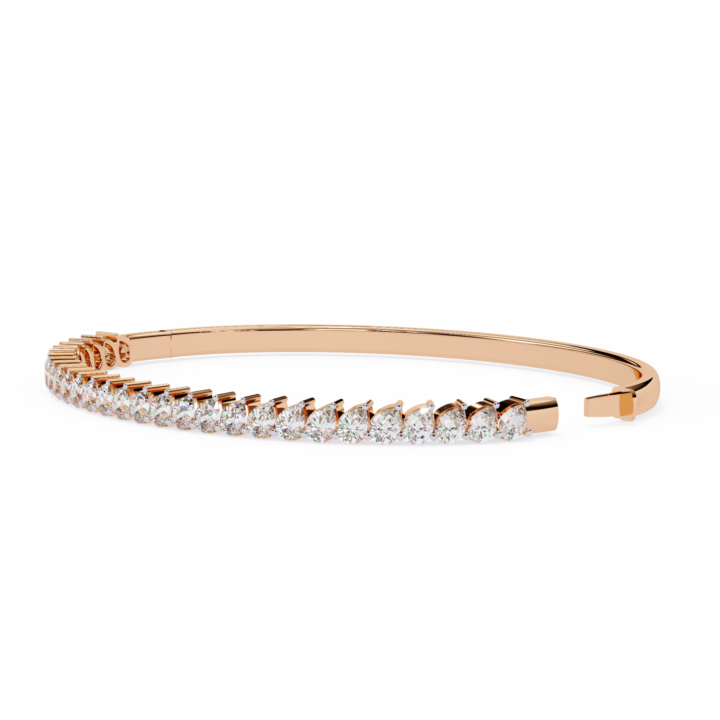soullink pear cuff diamond bracelet