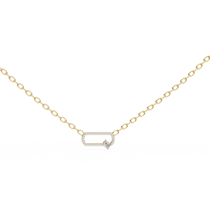 Pendentif diamant Floris céleste