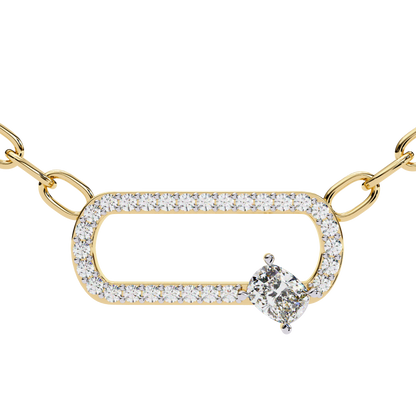Pendentif diamant Floris céleste