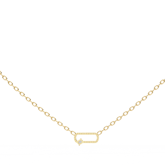 Bound Cushion Diamond Pendant - Espira Gems