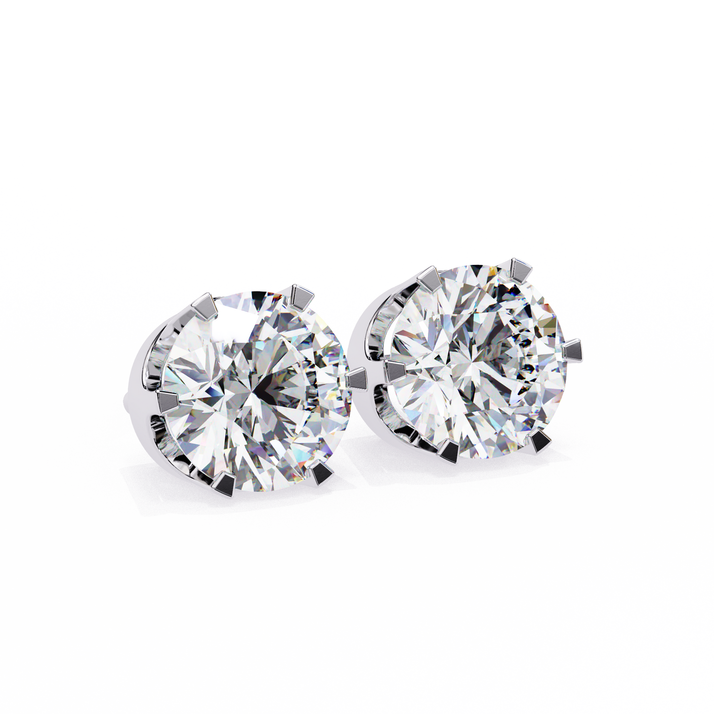 boucles d'oreilles en diamants spark d'eterna