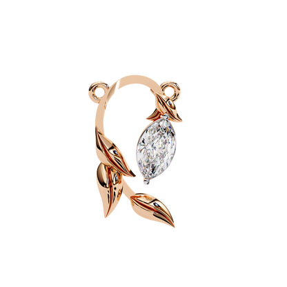 Bound Marquise Diamond Pendant
